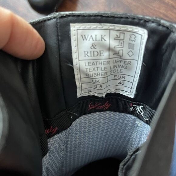 IXS LEA II Leather Motorcycle Riding Boots Waterproof soltoTEX Black NWT size 9 - Picture 9 of 13